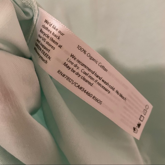 Eileen Fisher Mint Button Down MP - Picture 10 of 10